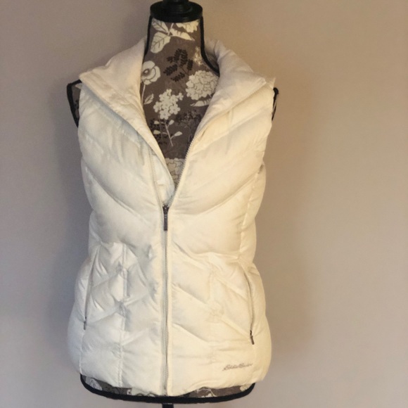 L.L. Bean Jackets & Blazers - EDDIE BAUER cream down vest